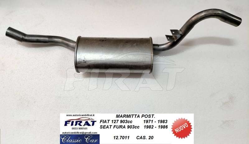MARMITTA FIAT 127 900 POST. (12.7011) - Clicca l'immagine per chiudere